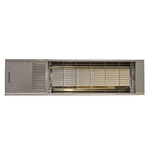 Bromic Heating Cobalt 37 Inch 28,000 BTU Natural Gas Patio Heater - Stainless Steel - BH0710001