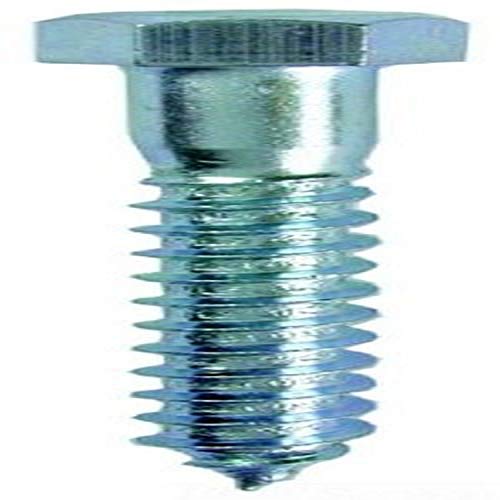 L.H. Dottie LAG142 Lag Screw, Hex Head, 1/4-Inch Diameter by 2-Inch Length, 7/16-Inch Hex, Zinc Plated, 100-Pack
