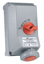 Cooper Wiring CD420MIF9W Pin & Sleeve Mechanical Interlock, 20A 250V, 3-Phase, 3P4W, Watertight - Fusible