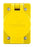 Cooper Wiring L1930RW Locking Device Single Receptacle, 30A 277/480V, 3-Phase, L19-30R, Non-Grounding - Impact Resistant, Watertight - Thermoplastic/Glass-Filled Nylon - Yellow