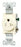 Cooper Wiring TR6350V-BOX Decorator Single Outlet, 20A 125V, 2P3W, 5-20R, Grounding, Side Wired, Commercial, Tamper Resistant - Ivory