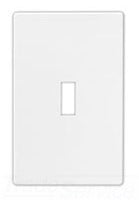 Cooper Wiring PJS1LA Decora Wall Plate, (1) Toggle Switch, 1-Gang, Mid, Polycarbonate - Light Almond