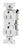 Cooper Wiring IG5262WM Modular Duplex Outlet, 125V 15A, 2P3W, 5-15R, Construction - Isolated Ground - Nylon Face/Base - White
